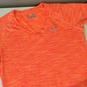Under Armour Orange T shirt. Size M